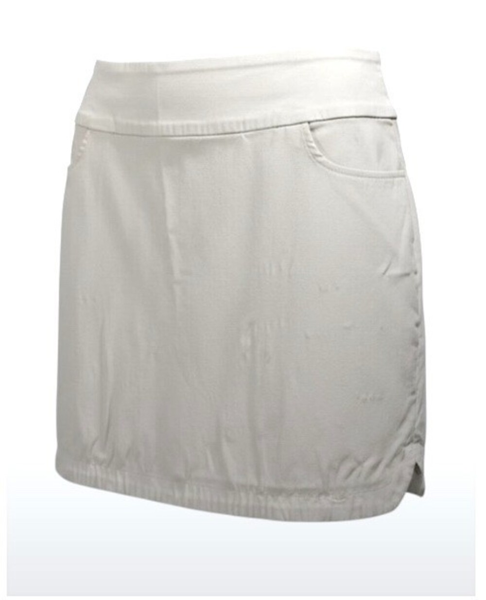 Coconut Row Palm Beach Skort Shorts Women's Size 12 White Pullon Lined w/Pockets